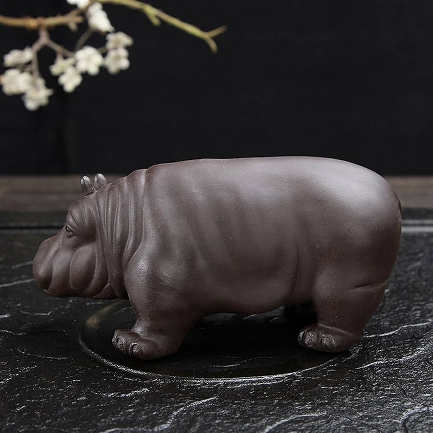 カバの紙粘土細工 カバの紙粘土細工